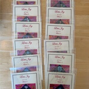 Lotus Joy Quilt Blocks Set